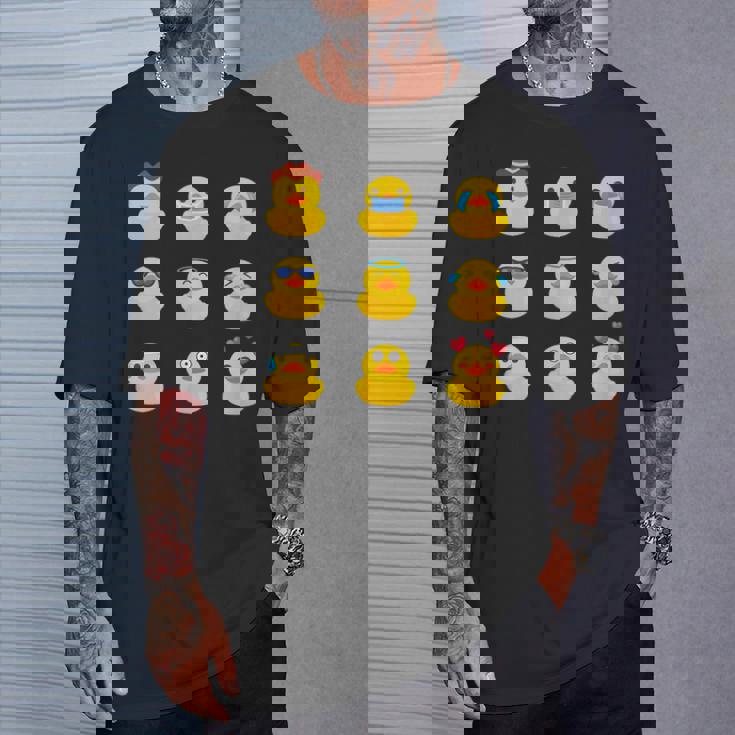 ラバーアヒル、きしむアヒル、ナインバスダック、ラバーアヒル Tシャツ 彼への贈り物