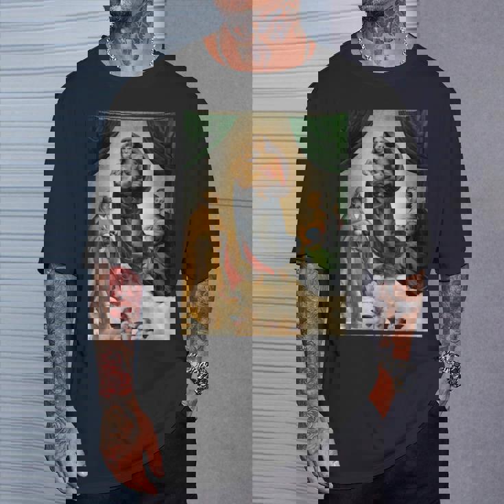 ラファエロのシスティーナ・マドンナ1513 Tシャツ 彼への贈り物