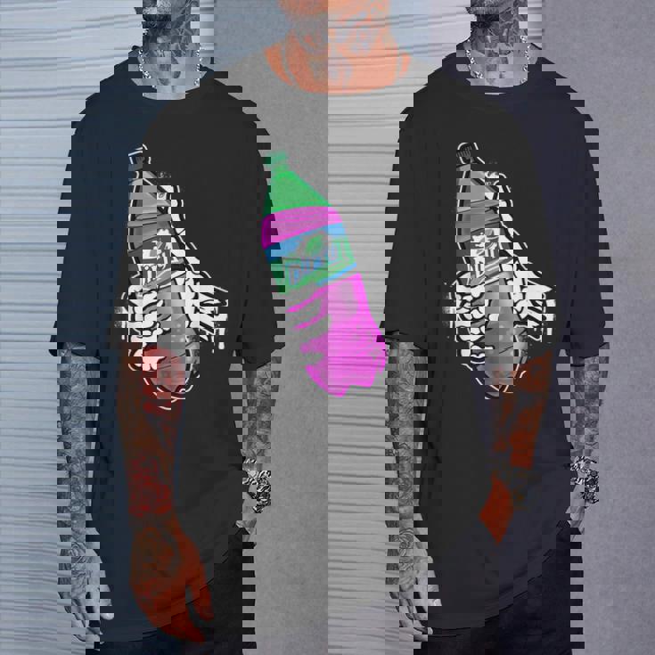 リーンシャツ、パープルドランク、ダーティーダブルカップ、リーンラインスモーク Tシャツ 彼への贈り物