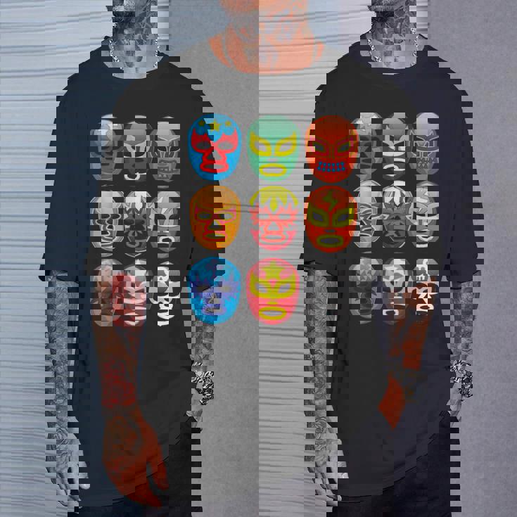 ルチャリブレ レスラーマスク かわいいフリーファイティングギフト Tシャツ 彼への贈り物