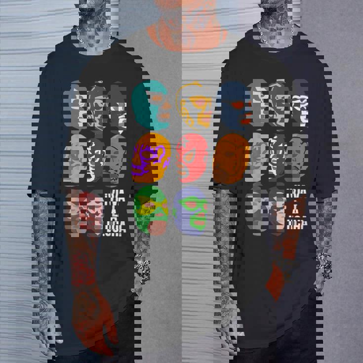 ルチャ・リブレ「ビバ・ラ・ルチャ！」 Tシャツ 彼への贈り物