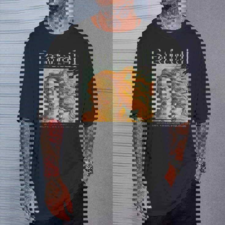 ルネッサンス美的ボッティチェリ ヴィーナスの誕生 アートデザイン Tシャツ 彼への贈り物