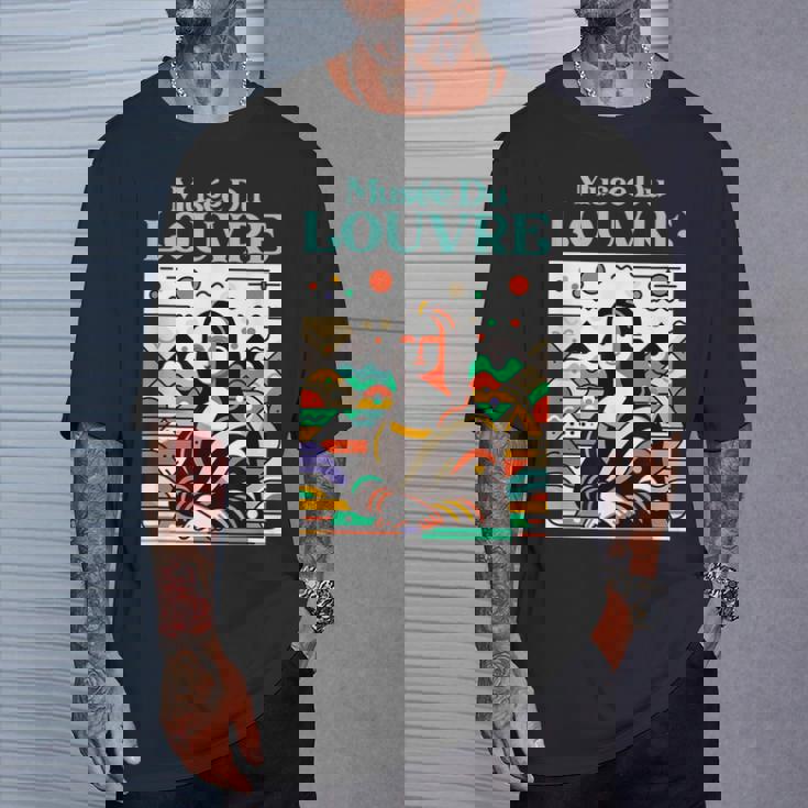 ルーヴル美術館 アールデコ モナリザ Tシャツ 彼への贈り物