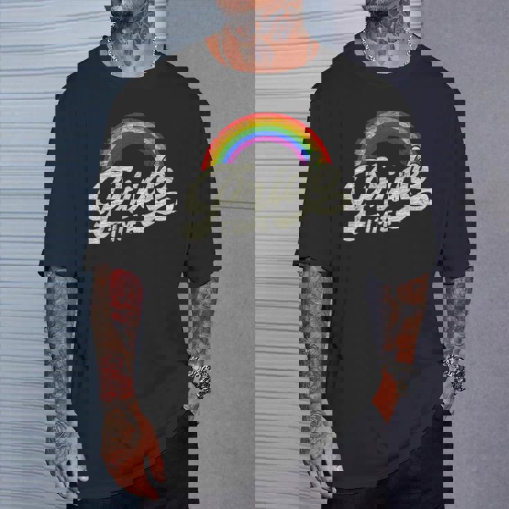 レインボー、プライドタイム、Lgbt Tシャツ 彼への贈り物