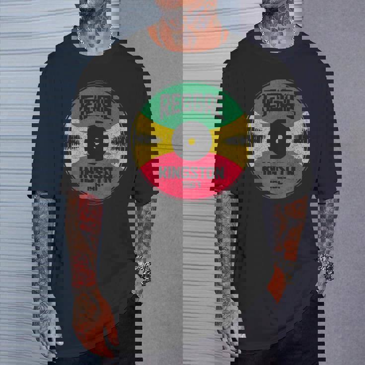 レゲエ ミュージック ビニールレコード キングストン ジャマイカ ヴィンテージ ジャマイカ Tシャツ 彼への贈り物