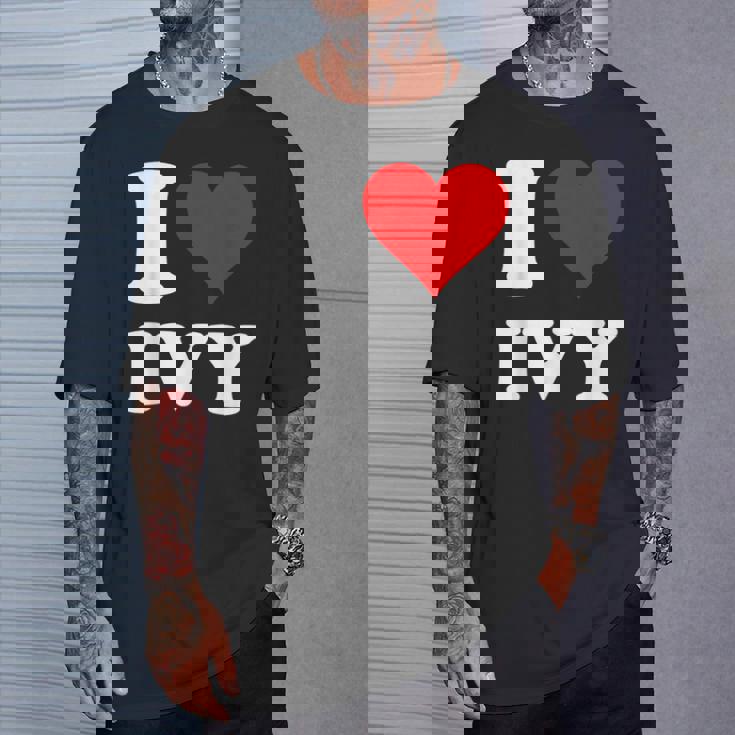 レッドハート アイビーが大好き Tシャツ 彼への贈り物