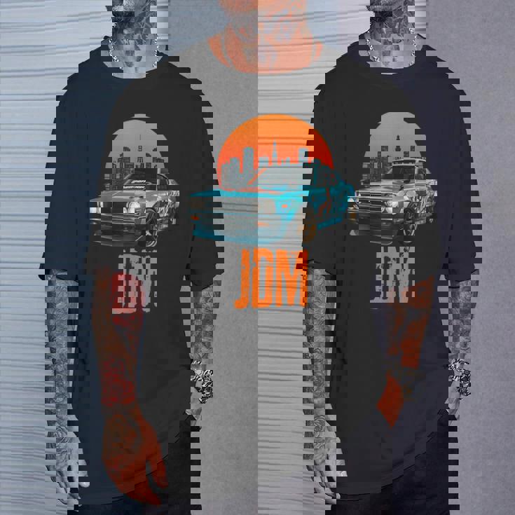 レトロ Jdm 和 ドリフト レーシング チューニング 車 東京 スカイライン Tシャツ 彼への贈り物