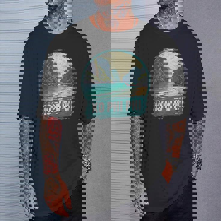 レトロ コ ピピ 風景 ヴィンテージ お土産 Tシャツ 彼への贈り物