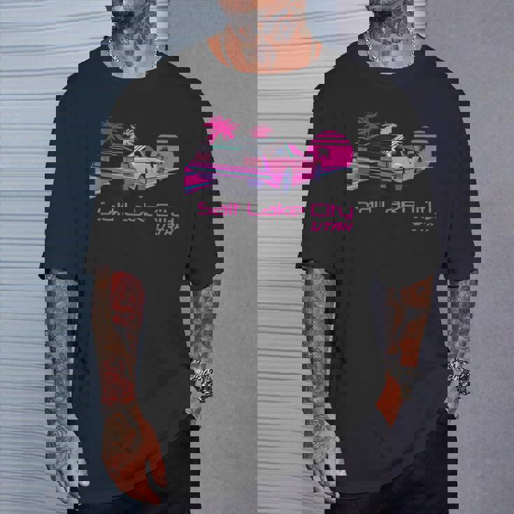 レトロ ソルトレイクシティ ユタ Tシャツ 彼への贈り物
