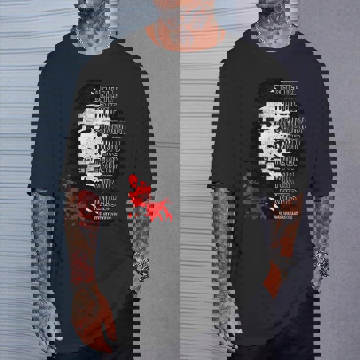 レトロ チェ・ゲバラアドミラー 革命的な引用句 ミーム Tシャツ 彼への贈り物