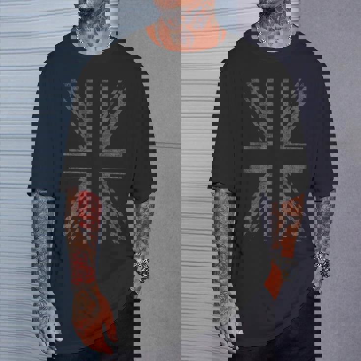 レトロ ブラック ユニオンジャック ヴィンテージ イギリス 国旗 イギリス イギリス Tシャツ 彼への贈り物