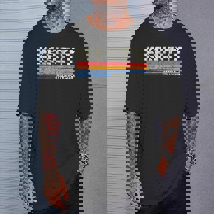 レトロ ヴィンテージ 70年代80年代スタイル ケルティ、イギリス Tシャツ 彼への贈り物