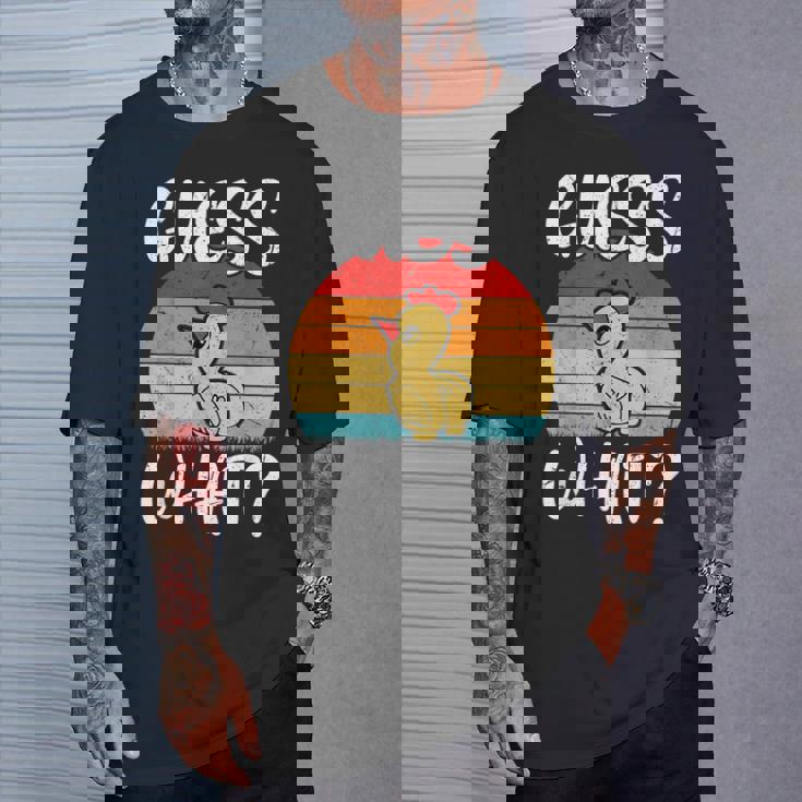 レトロ ヴィンテージ Guess What チキンバット Tシャツ 彼への贈り物