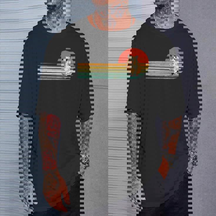 レトロ ヴィンテージ カワイイ ハムスター げっ歯類 ペット 動物 ハムスター 恋人 Tシャツ 彼への贈り物