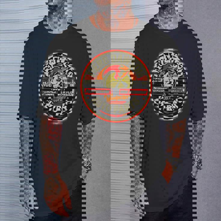 レトロ ヴィンテージ ハーブ ドーソン クレイ スミス カム スタイル ガソリンスタンド Tシャツ 彼への贈り物