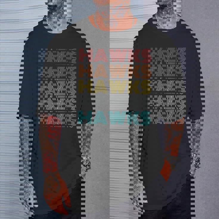 レトロ ヴィンテージ ホークス Tシャツ 彼への贈り物