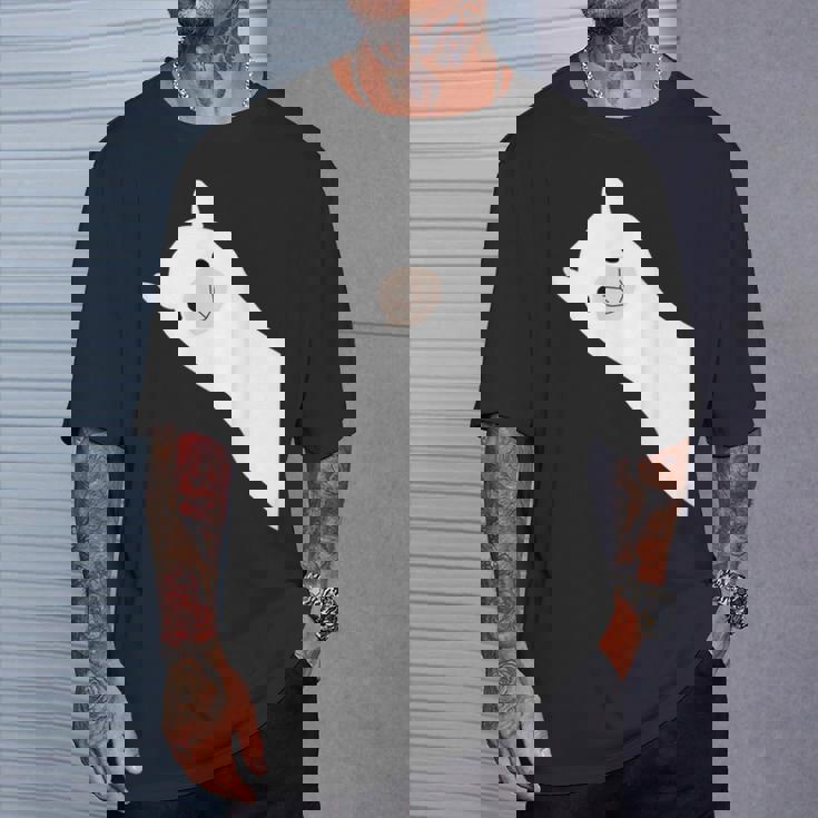 レトロ、ラマ、アルパカのデザイン。男性、女性、子供用。 Tシャツ 彼への贈り物