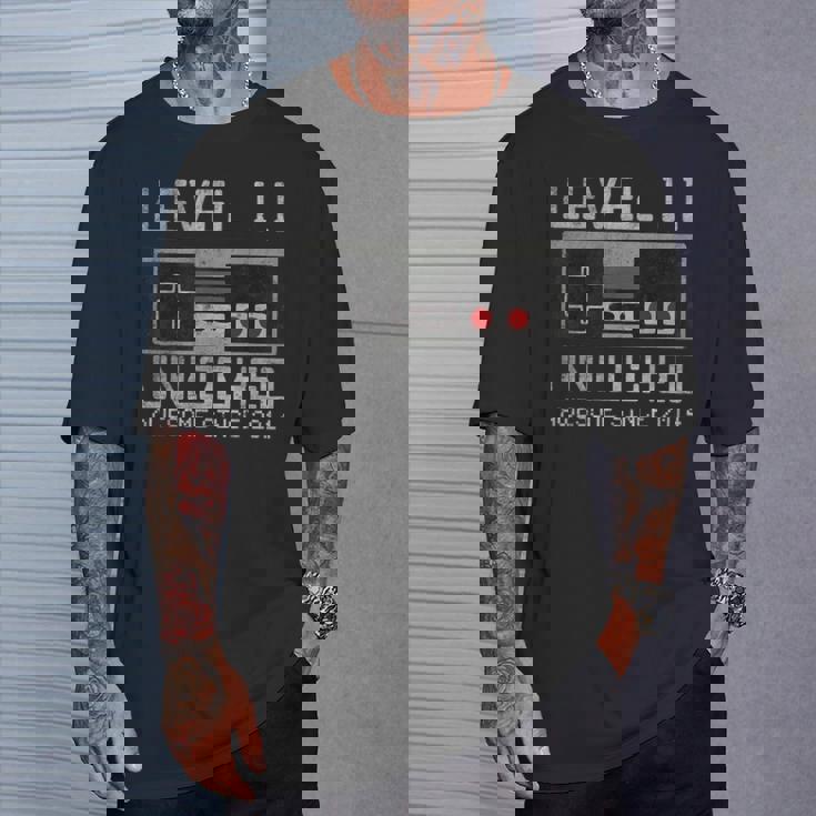 レベル 11 ロック解除 11歳の誕生日 11歳 ビデオゲーマー 男の子 Tシャツ 彼への贈り物