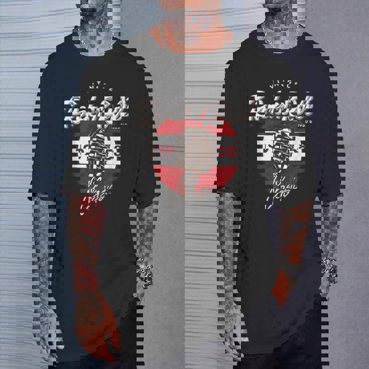 ロックンロール ソックス ホップ ダンス レトロ 1950年代 パーティー ヴィンテージ レトロ Tシャツ 彼への贈り物