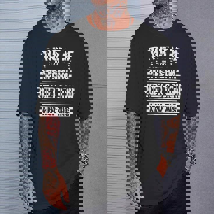 ロデオクラウンアイデアトラストプロフェッショナルロデオクラウン Tシャツ 彼への贈り物