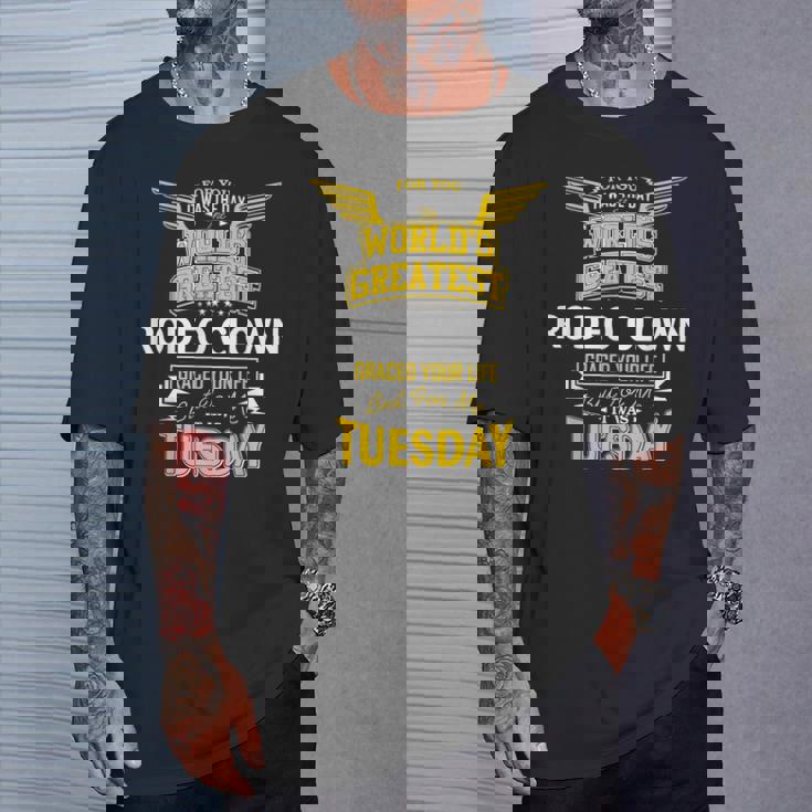 ロデオ・クラウン・アイディア・ファニー・ワールド・グレイテスト—ロデオ・クラウン Tシャツ 彼への贈り物