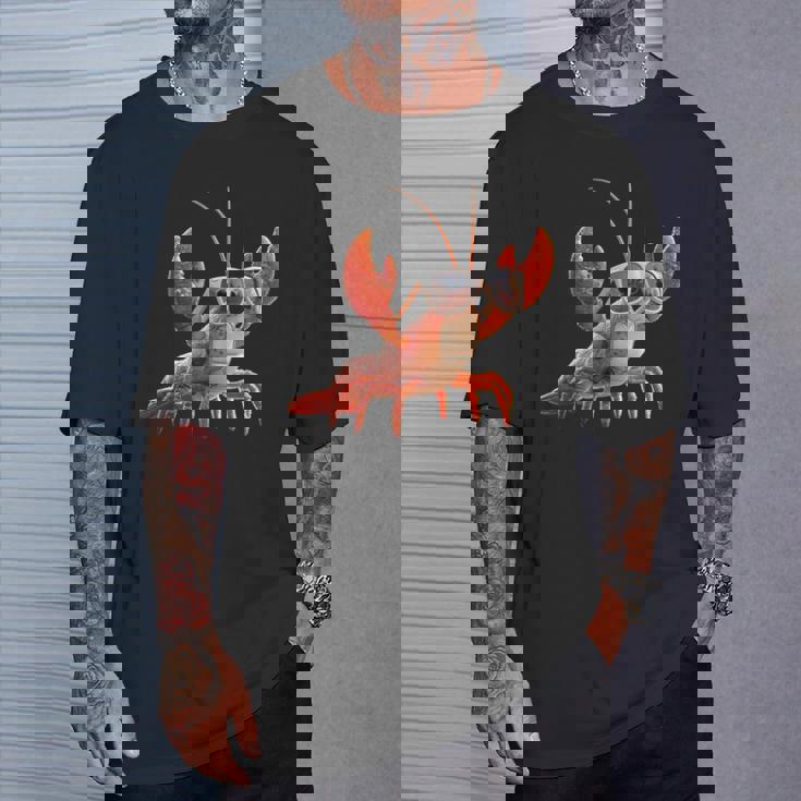 ロブスター 甲殻類 大型カニ ロブスター スイートロブスター Tシャツ 彼への贈り物