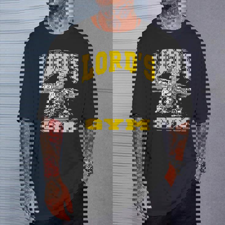 ローズジム-ロードズ・ザ・シン・オブ・ワールド・ジーザス Tシャツ 彼への贈り物