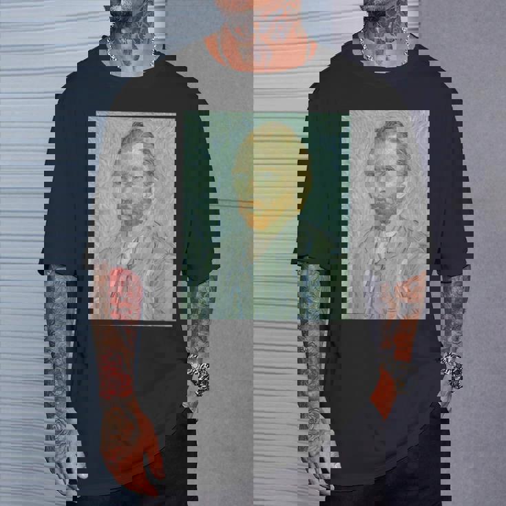 ヴァンゴッホ自画像＃4芸術家のための芸術 Tシャツ 彼への贈り物