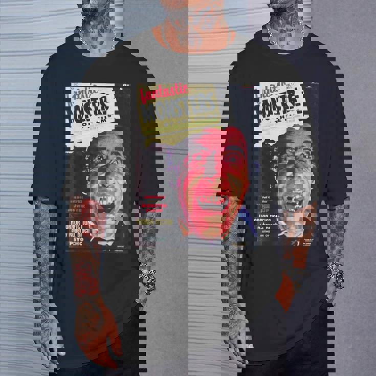 ヴァンパイア ハロウィン ホラー ヴィンテージ ドラキュラ コミックブック レトロ Tシャツ 彼への贈り物