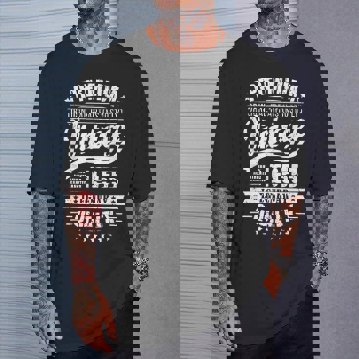 ヴィンテージ 1955 男性用 レトロ 面白い 1955 誕生日 Tシャツ 彼への贈り物