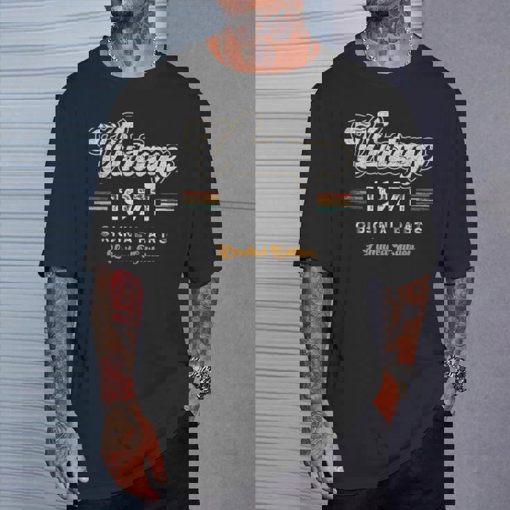 ヴィンテージ 1971 オリジナル・パーツ 限定版 54歳の誕生日 Tシャツ 彼への贈り物