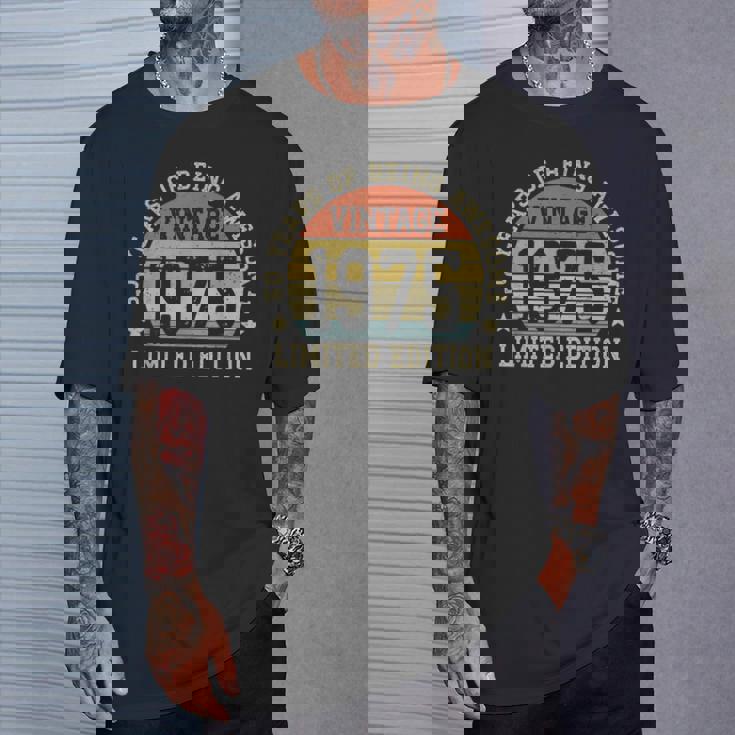 ヴィンテージ 1975年限定版 50歳 50歳の誕生日 Tシャツ 彼への贈り物