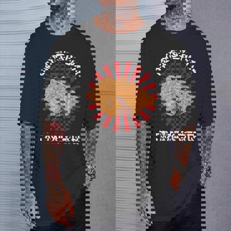 ヴィンテージ たい焼き プロ仕様 たい焼き喰い 和風 Tシャツ 彼への贈り物