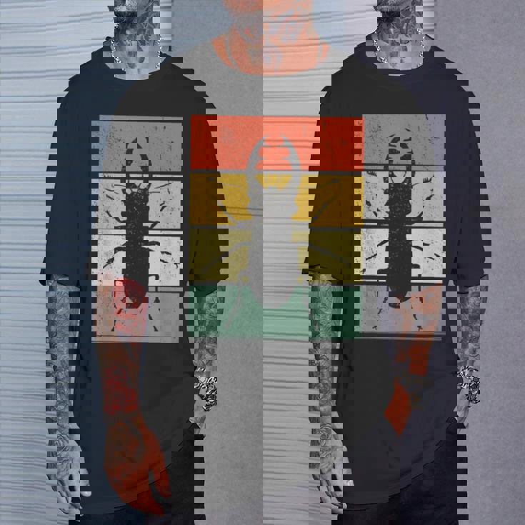 ヴィンテージ クワガタ カブトムシ 虫 Tシャツ 彼への贈り物