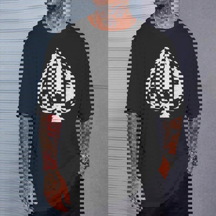 ヴィンテージ スペードのエース テキサスホールデム トランプ Tシャツ 彼への贈り物