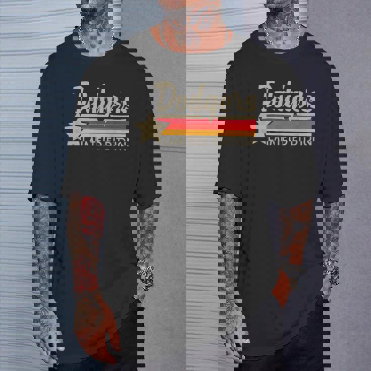 ヴィンテージ ドジャース 名前 スローバック レトロ メンズ レディース Tシャツ 彼への贈り物