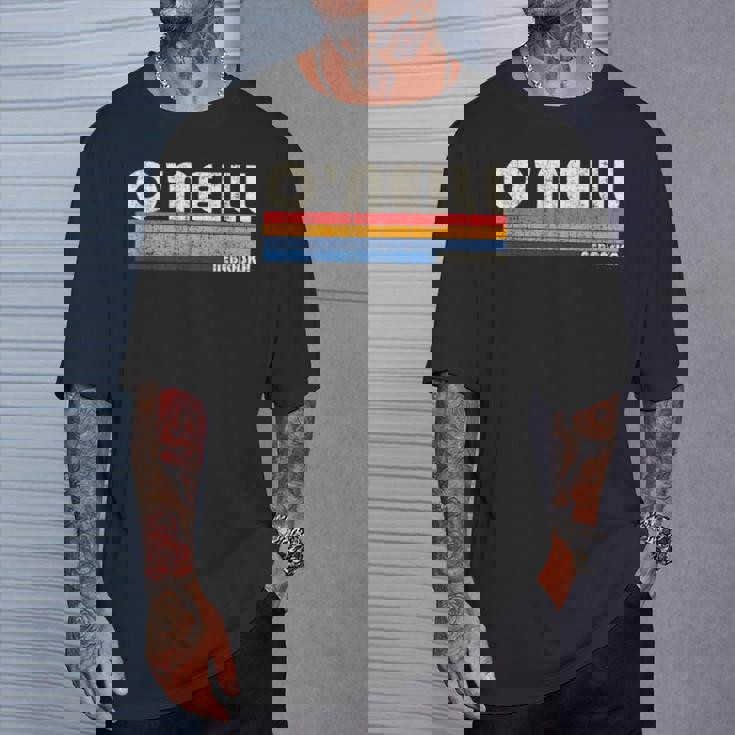 ヴィンテージ レトロ 70年代80年代スタイル オニールの故郷、ネバ州 Tシャツ 彼への贈り物