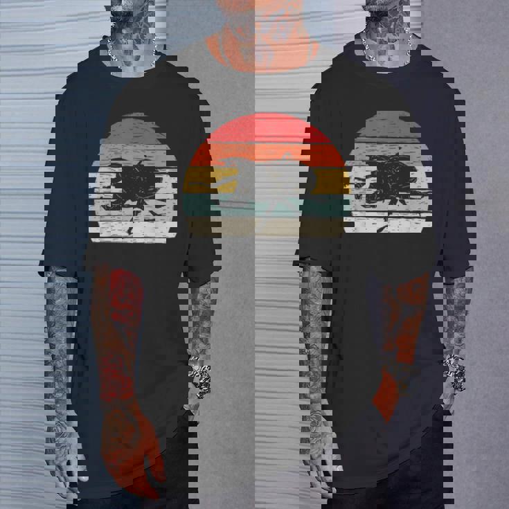 ヴィンテージ レトロ カブトムシ 昆虫 Tシャツ 彼への贈り物