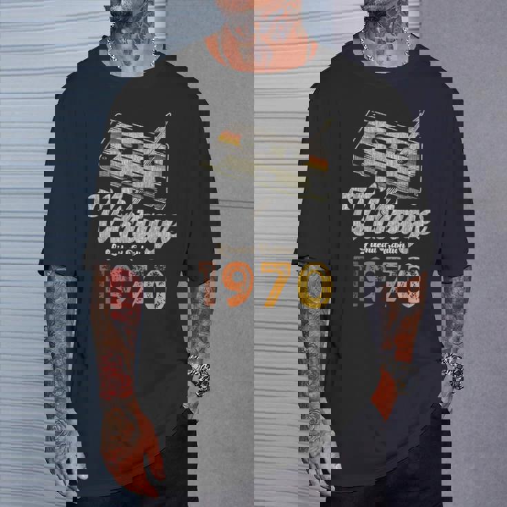 ヴィンテージ1970 カセット・ペンシル 55歳の誕生日 Tシャツ 彼への贈り物