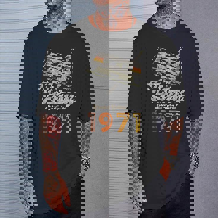 ヴィンテージ1971 カセット・ペンシル 54歳の誕生日 Tシャツ 彼への贈り物