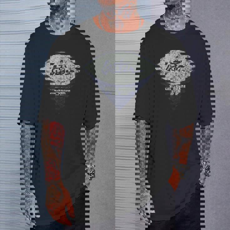 ヴィンテージyater サーフボード アンティーク調 メンズ レディース Tシャツ 彼への贈り物