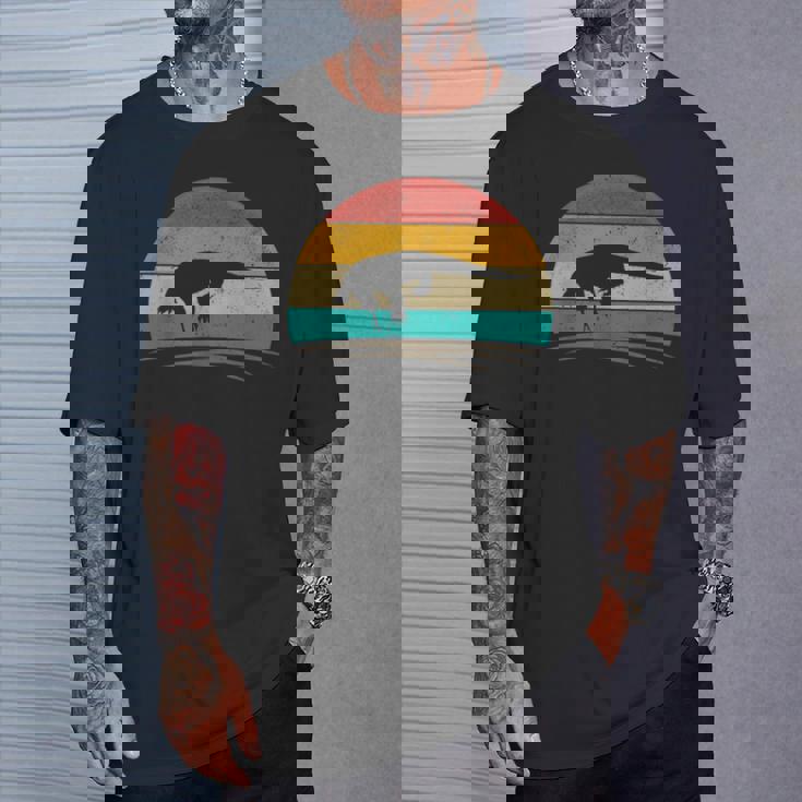 ヴィンテージコモドドラゴン レトロアンティーク調コモドドラゴン Tシャツ 彼への贈り物