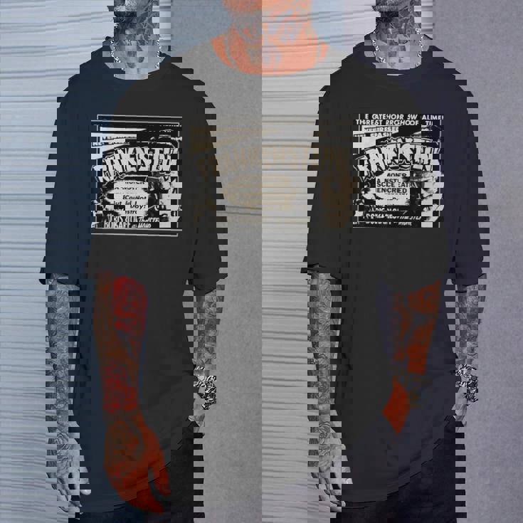 ヴィンテージホラー映画モンスター ハロウィン フランケンシュタインモンスター Tシャツ 彼への贈り物