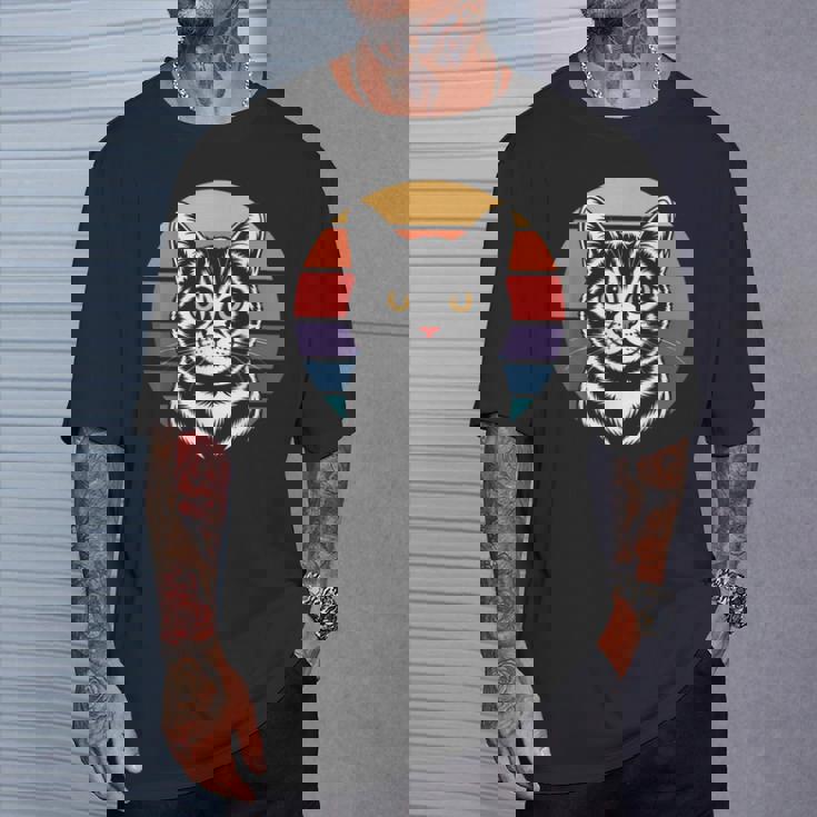 ヴィンテージ猫 Tシャツ 彼への贈り物