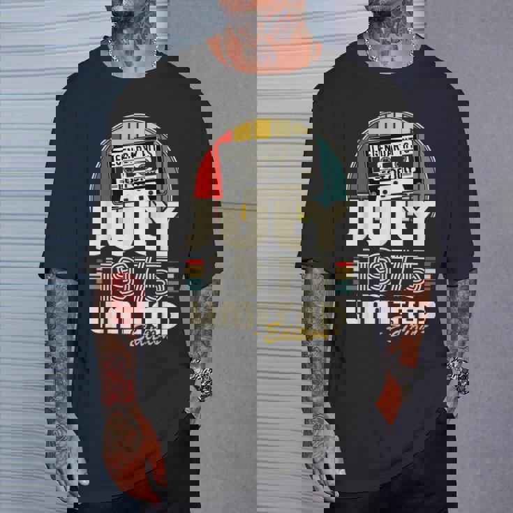 ヴィンテージ誕生日 50歳 男性 女性 1975年7月生まれ Tシャツ 彼への贈り物