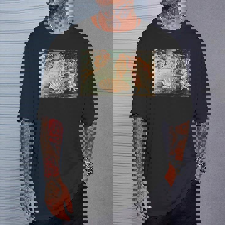 ヴィーナスの誕生 サンドロ・ボッティチェッリ 有名な絵画 Tシャツ 彼への贈り物