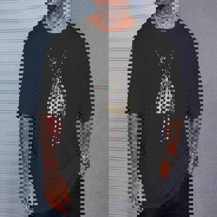 三連フェザー Tシャツ 彼への贈り物