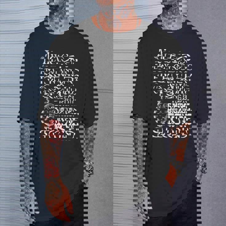 不思議の国の美しいアリス「How Long Is Forever」の引用 Tシャツ 彼への贈り物