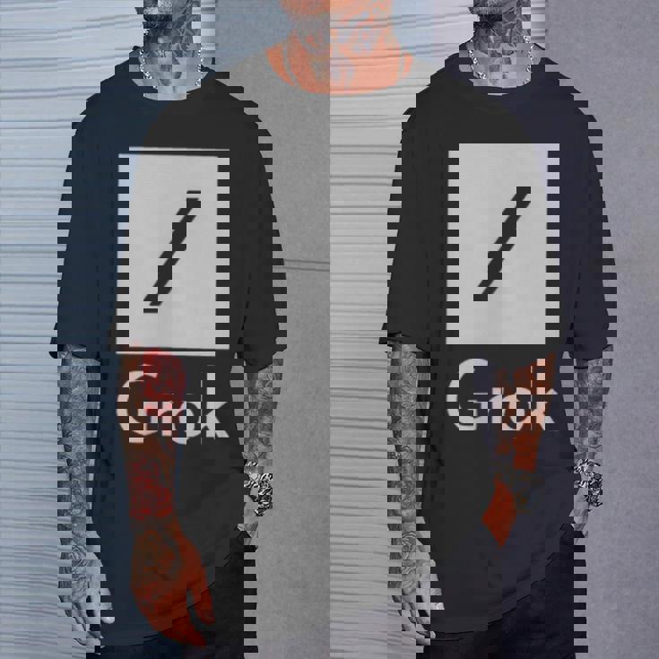 両面 Grok Ai 人工知能研究 Tシャツ 彼への贈り物