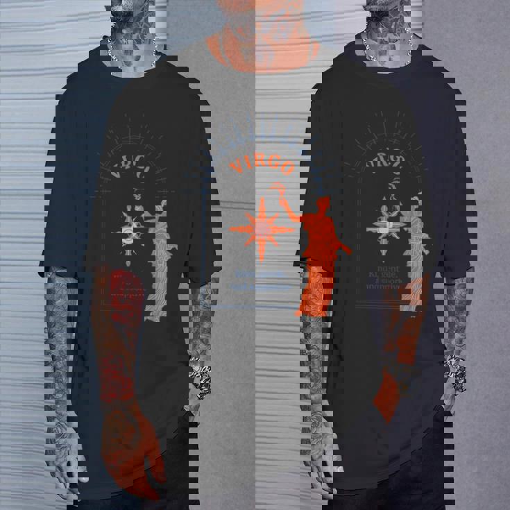 乙女座 星座 9月 8月 誕生日 グラフィックアート 乙女座サイン Tシャツ 彼への贈り物